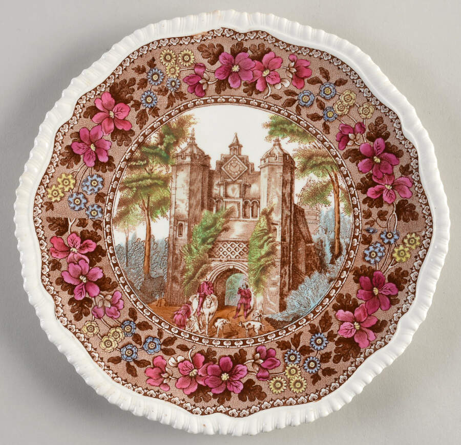 Delft Cake Plate by Spode-1