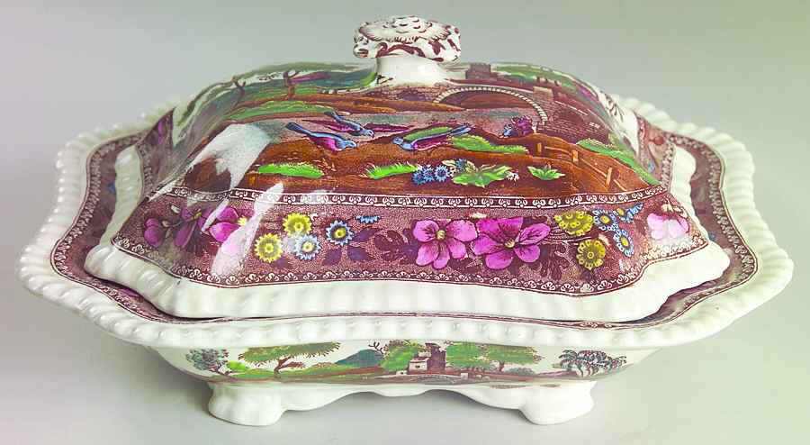 Delft Rectangular Covered Vegetable by Spode-1