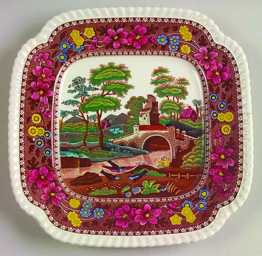 Delft Square Salad Plate by Spode-1