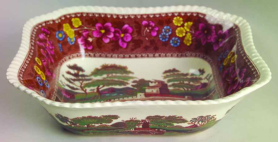Delft 9" Square Vegetable Bowl by Spode-1