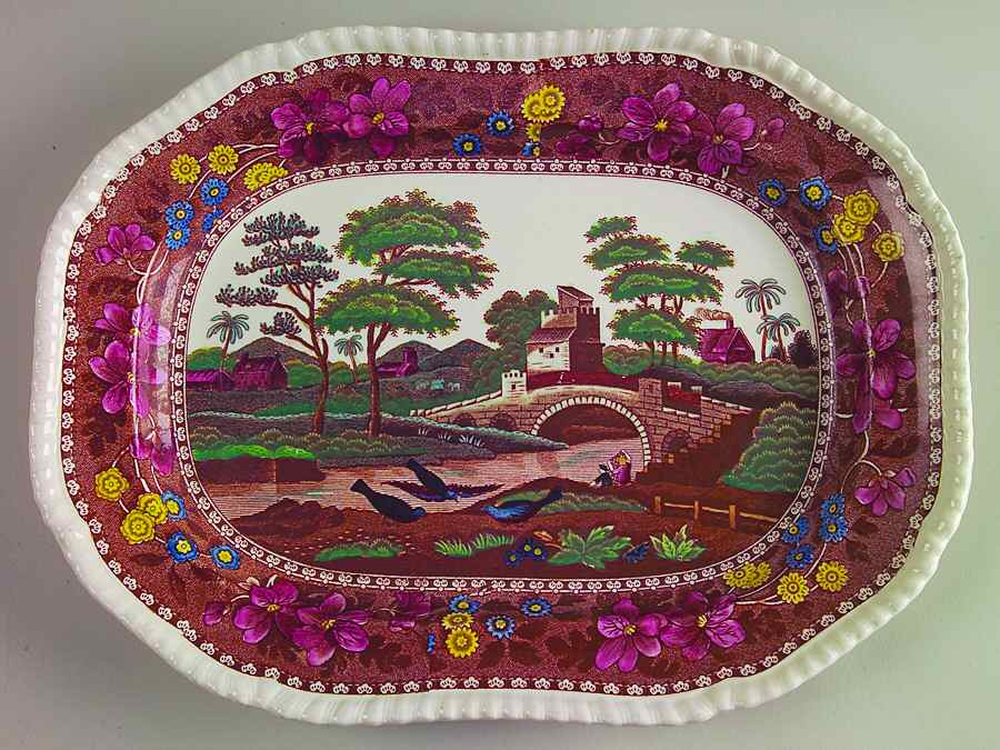 Delft 12" Oval Serving Platter by Spode-1
