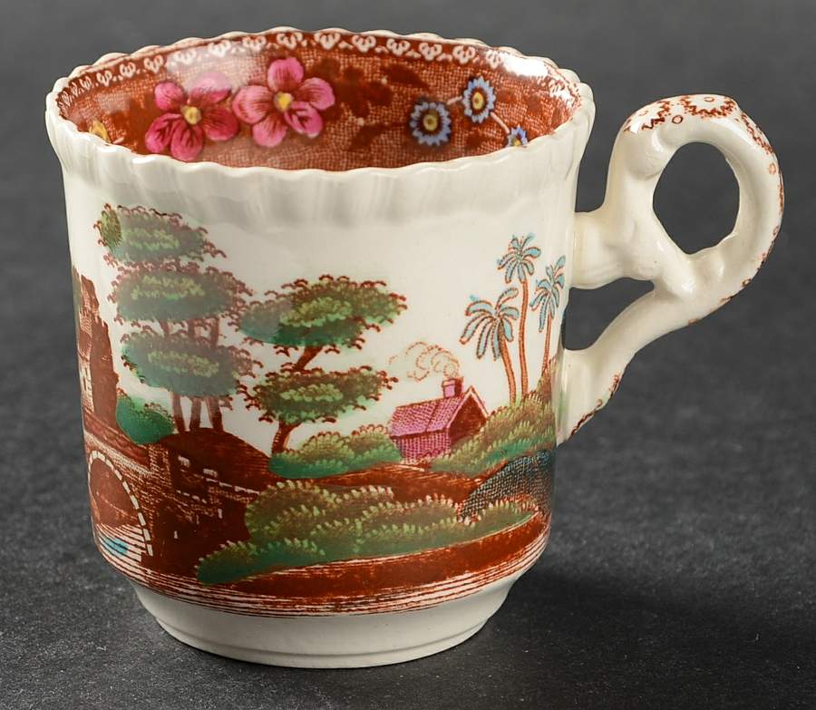 Delft Flat Demitasse Cup by Spode-1