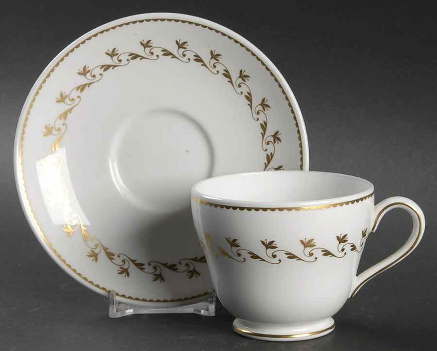 Diana Footed Cup & Saucer Set by Spode-1