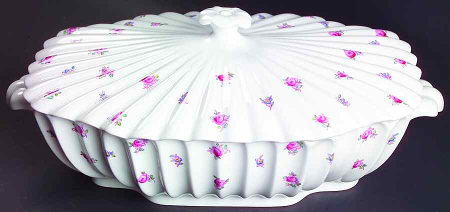 Dimity Oval Covered Vegetable by Spode-1