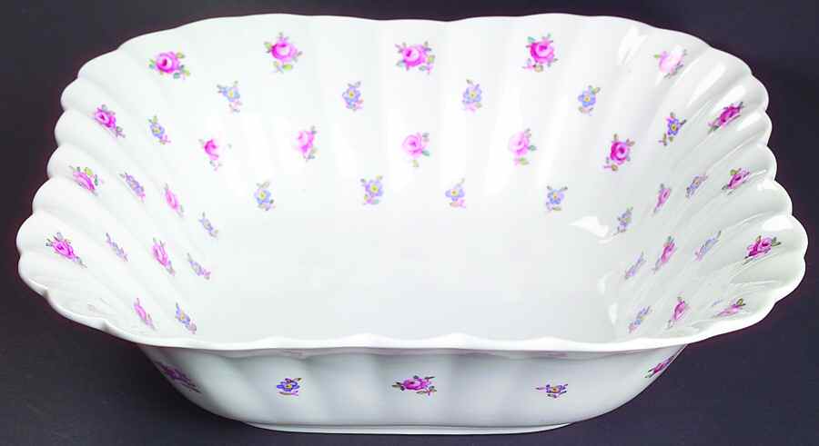 Dimity 9" Square Vegetable Bowl by Spode-1