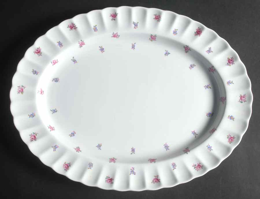 Dimity 14" Oval Serving Platter by Spode-1