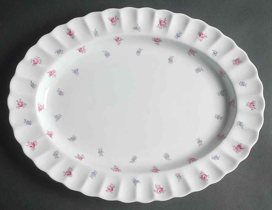 Dimity 12" Oval Serving Platter by Spode-1