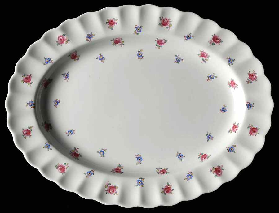 Dimity 10" Oval Serving Platter by Spode-1