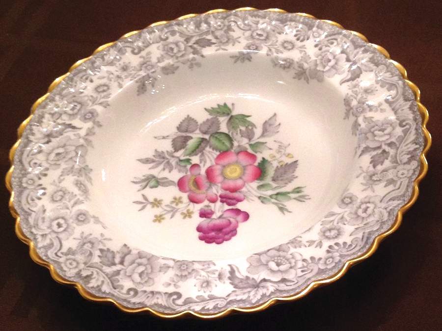 Dove Rim Soup Bowl by Spode-1