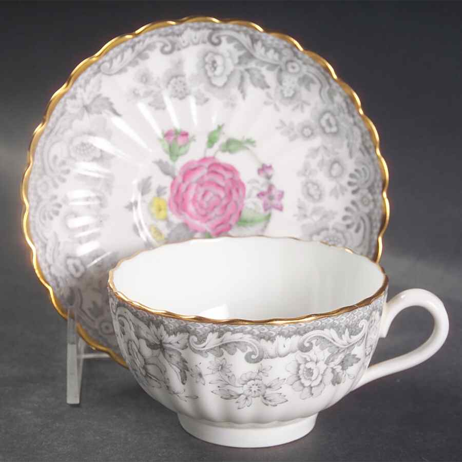 Dove Footed Cup & Saucer Set by Spode-1