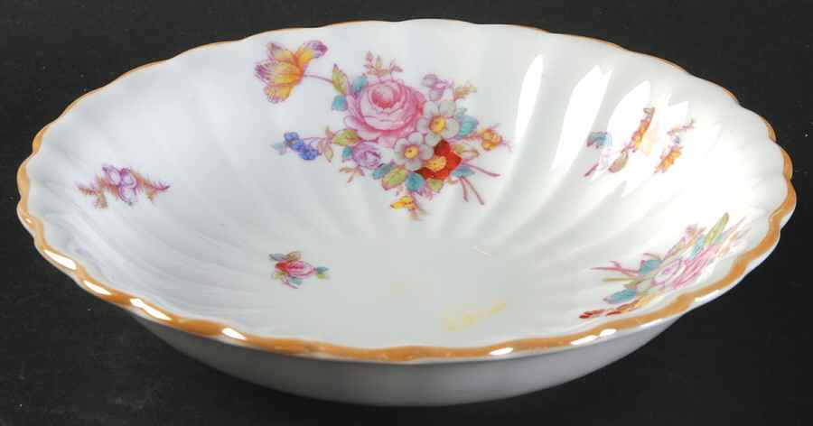Dresden Rose (Y5758, Fluted) Coupe Cereal Bowl by Spode-1