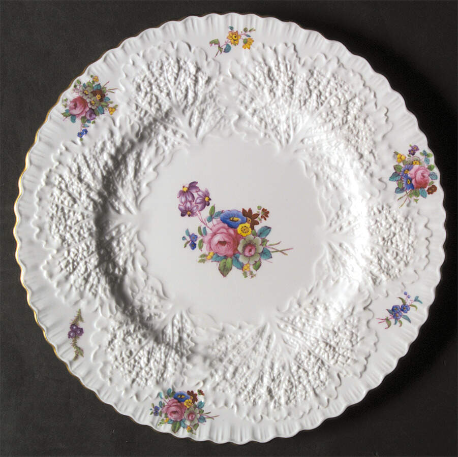 Dresden Rose (Y2958, Savoy) Dinner Plate by Spode-1