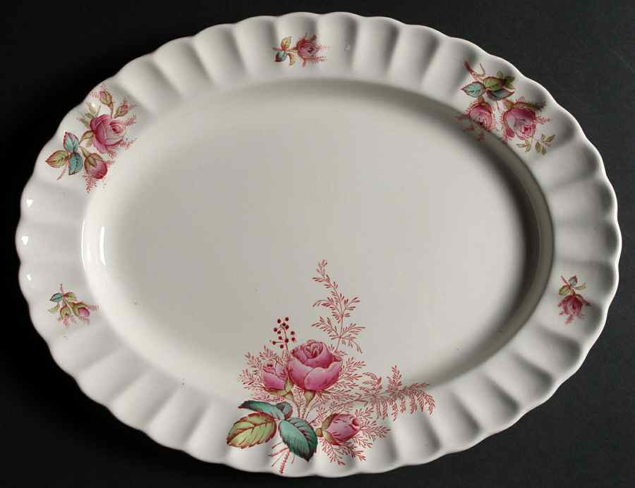Dubarry 13" Oval Serving Platter by Spode-1