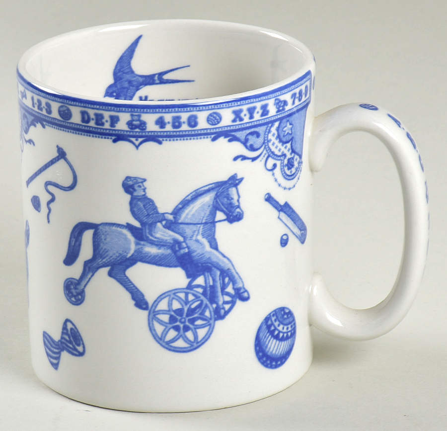 Edwardian Child Collection Blue Mug by Spode-1