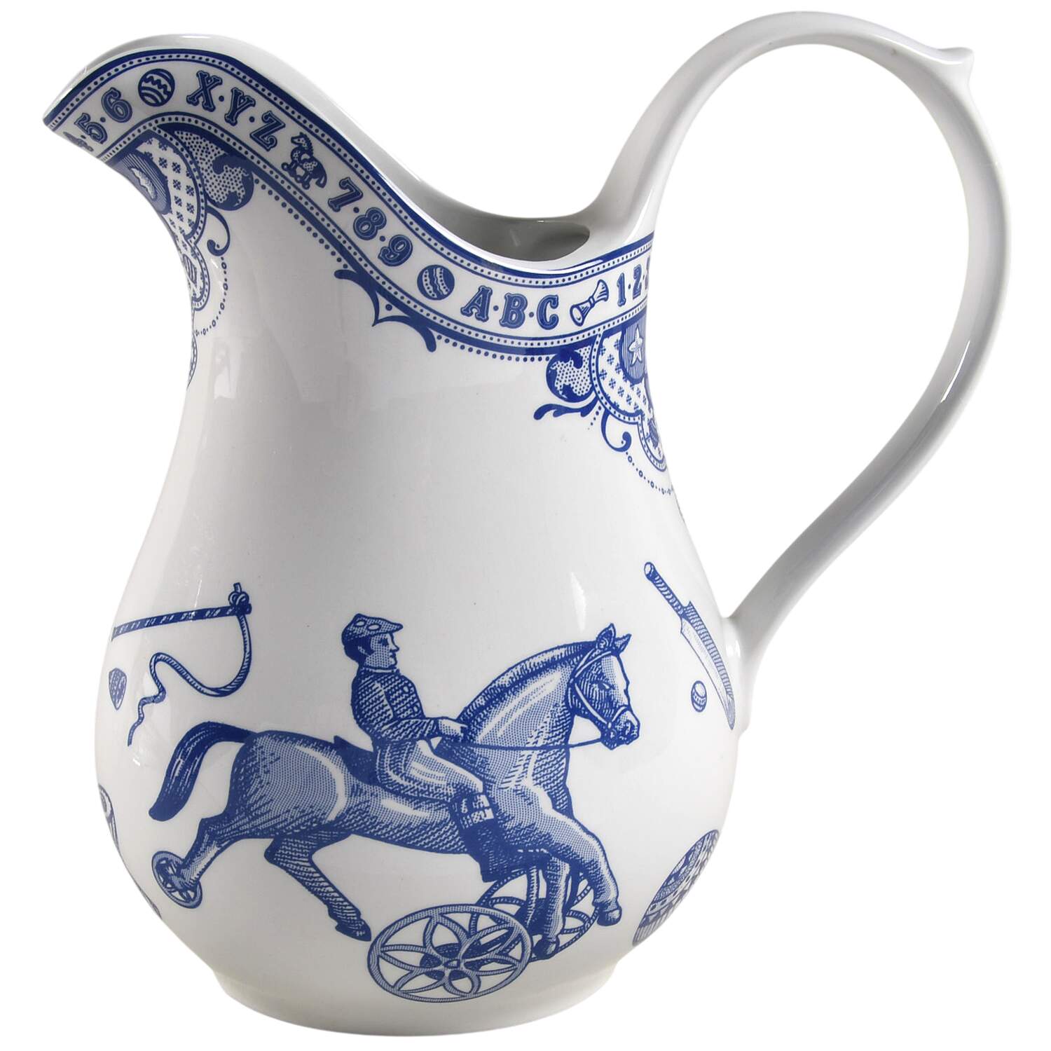 Edwardian Child Collection Blue 45 Oz Pitcher by Spode-1