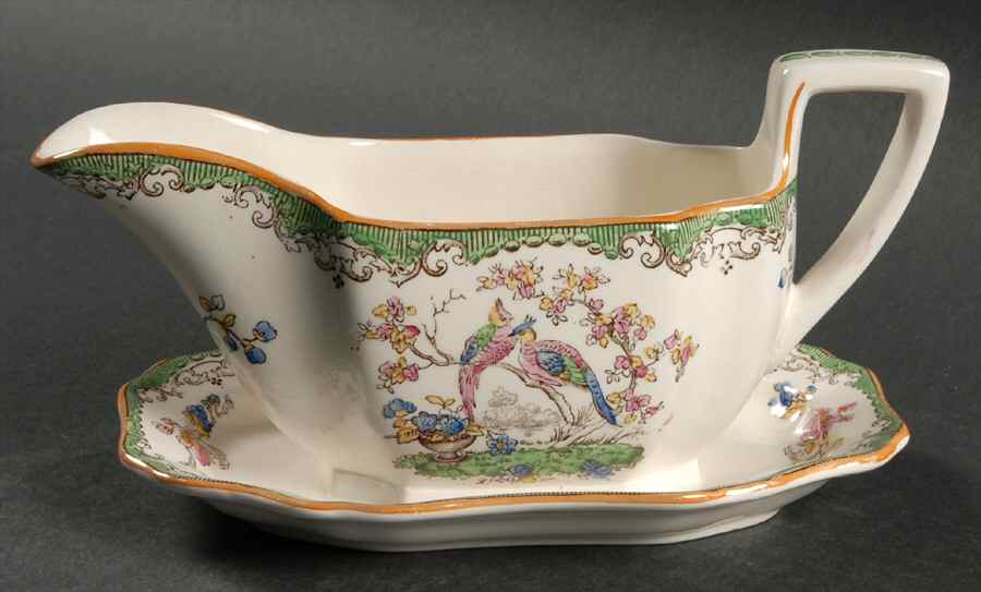 Eden Gravy Boat with Attached Underplate by Spode-1