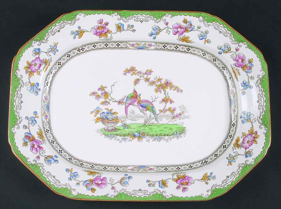 Eden 14" Oval Serving Platter by Spode-1