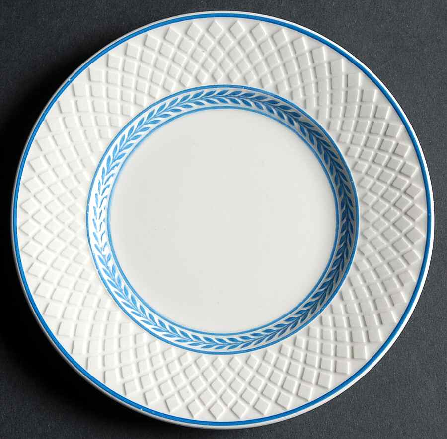 Elaine Blue (1290, Mansard) Bread & Butter Plate by Spode-1