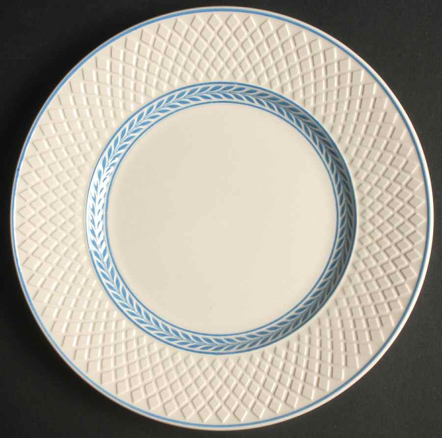 Elaine Blue (1290, Mansard) Salad Plate by Spode-1