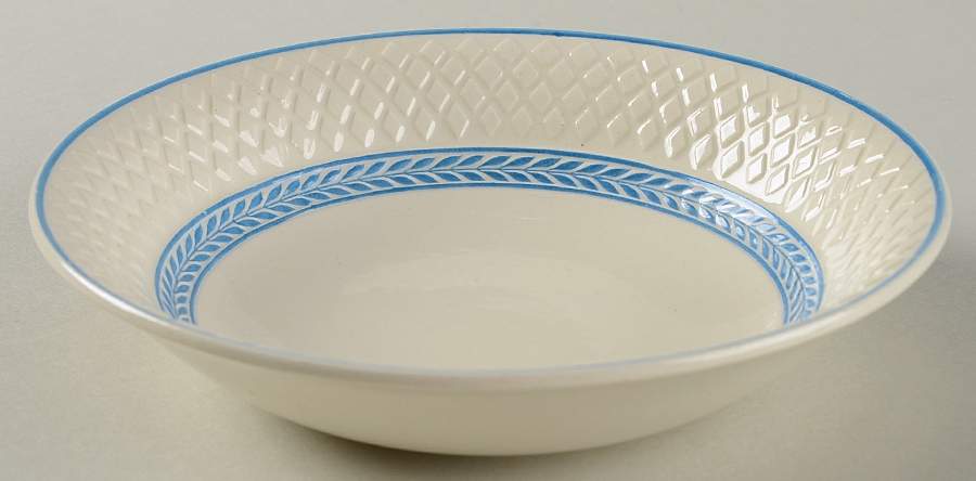 Elaine Blue (1290, Mansard) Coupe Cereal Bowl by Spode-1
