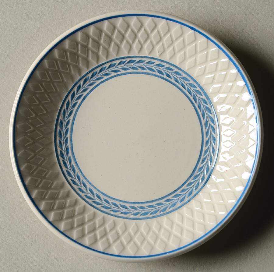 Elaine Blue (1290, Mansard) Butter Pat by Spode-1
