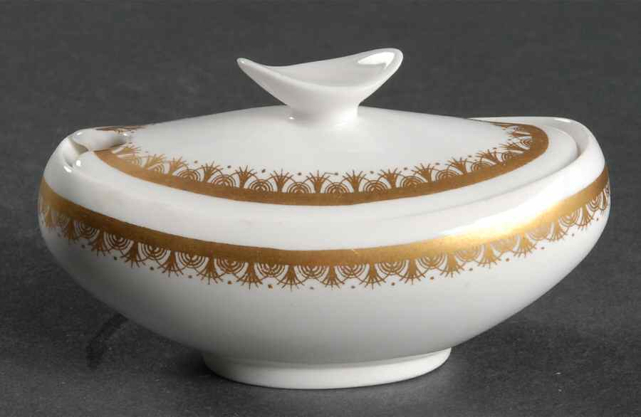 Elizabethan Mustard Jar & Lid by Spode-1