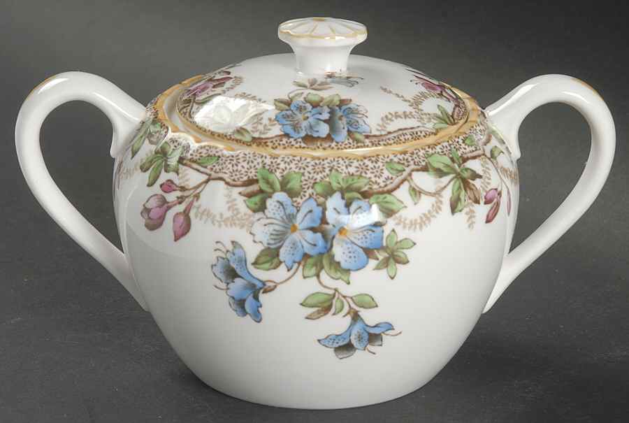 Eloise Sugar Bowl & Lid by Spode-1