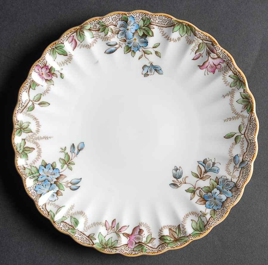 Eloise Blue Bread & Butter Plate by Spode-1