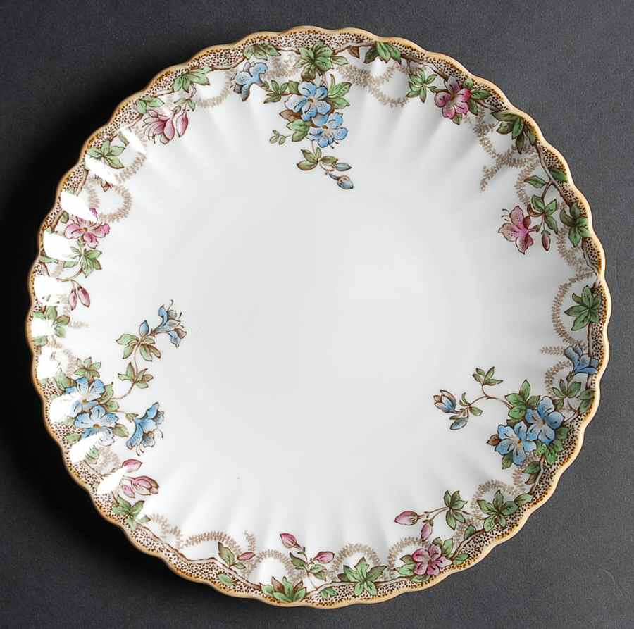 Eloise Blue Salad Plate by Spode-1