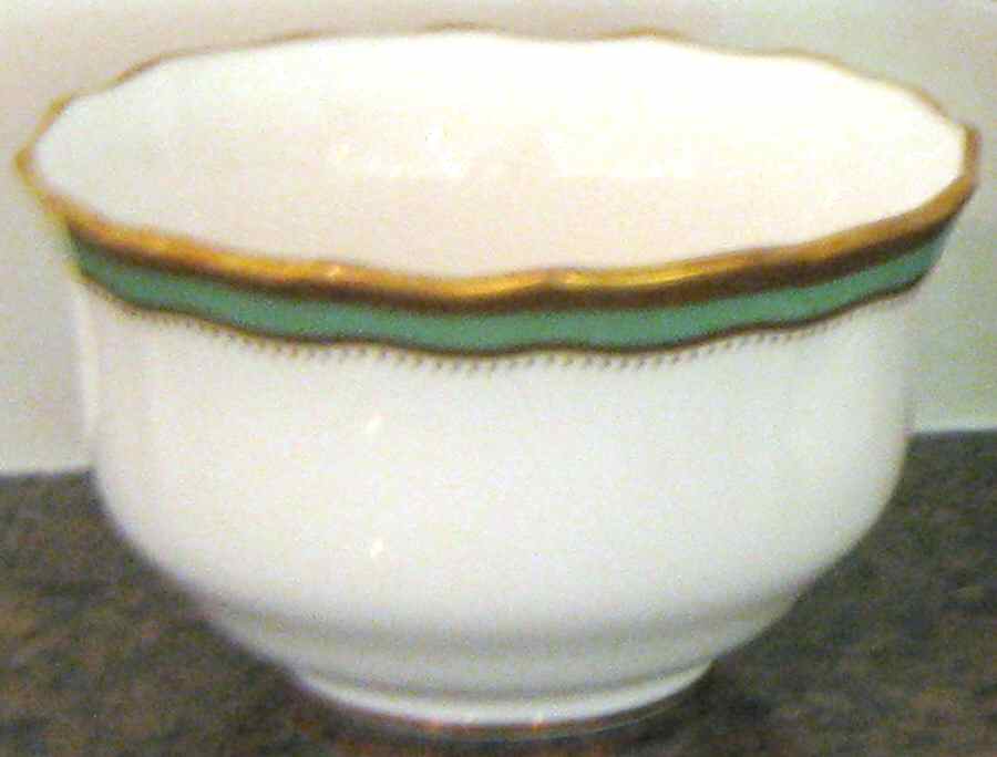 Embassy Green Open Sugar Bowl by Spode-1