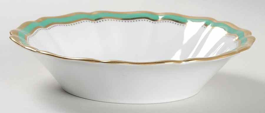 Embassy Green Fruit/Dessert (Sauce) Bowl by Spode-1