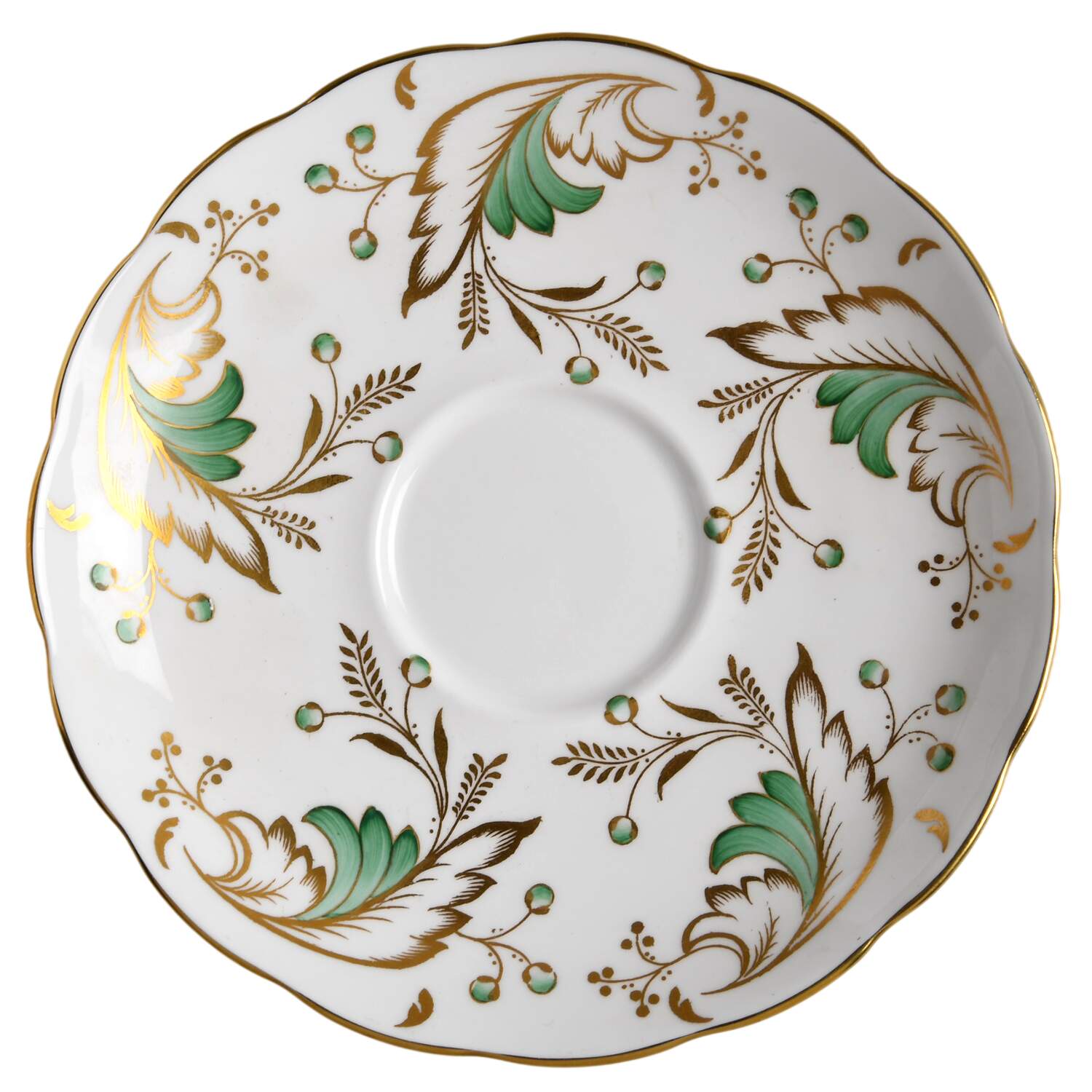 Emerald Saucer by Spode-1