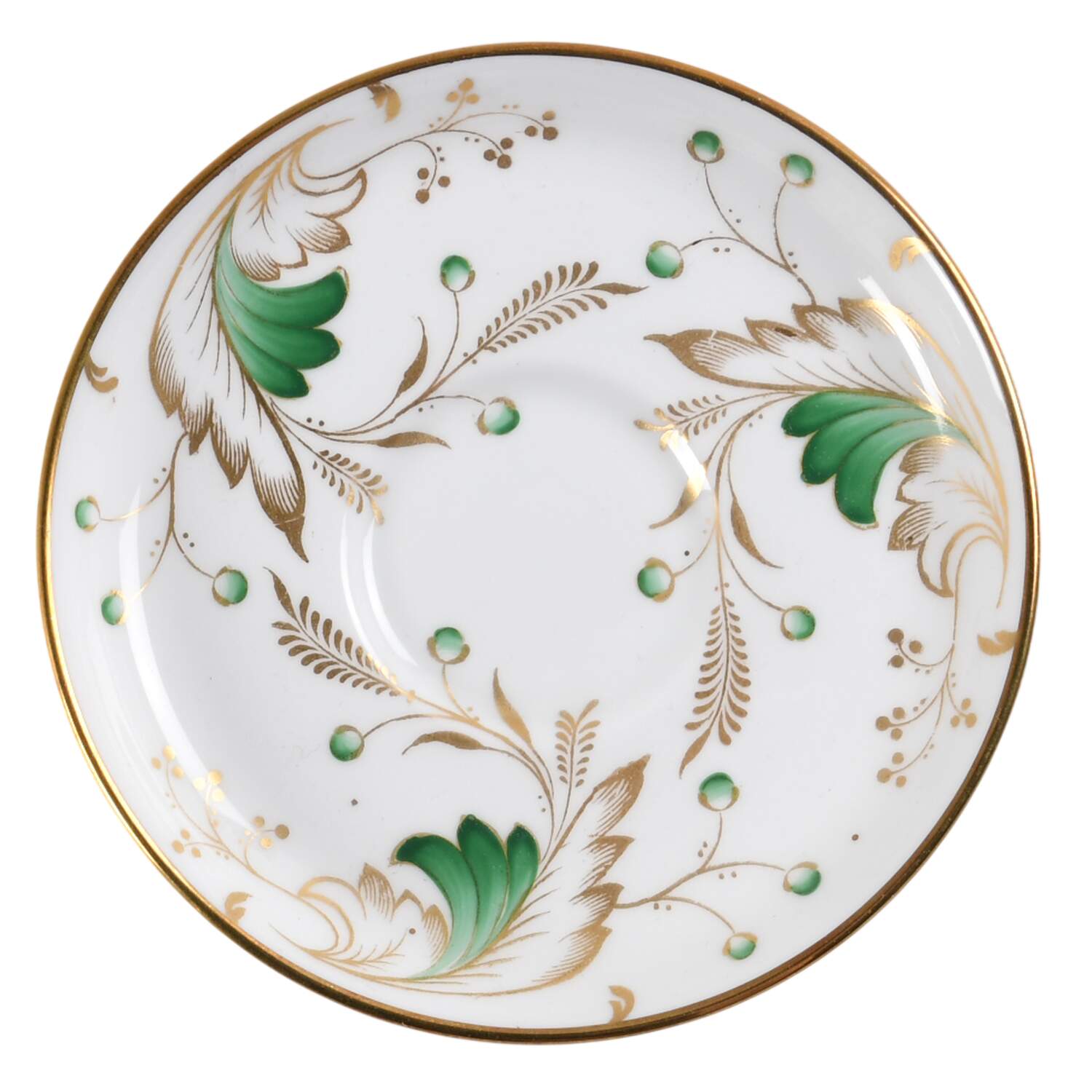 Emerald Saucer for Demitasse Cup by Spode-1