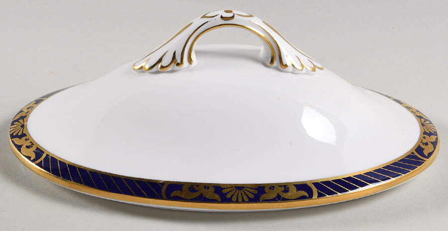 Envoy Lid for Oval Vegetable by Spode-1
