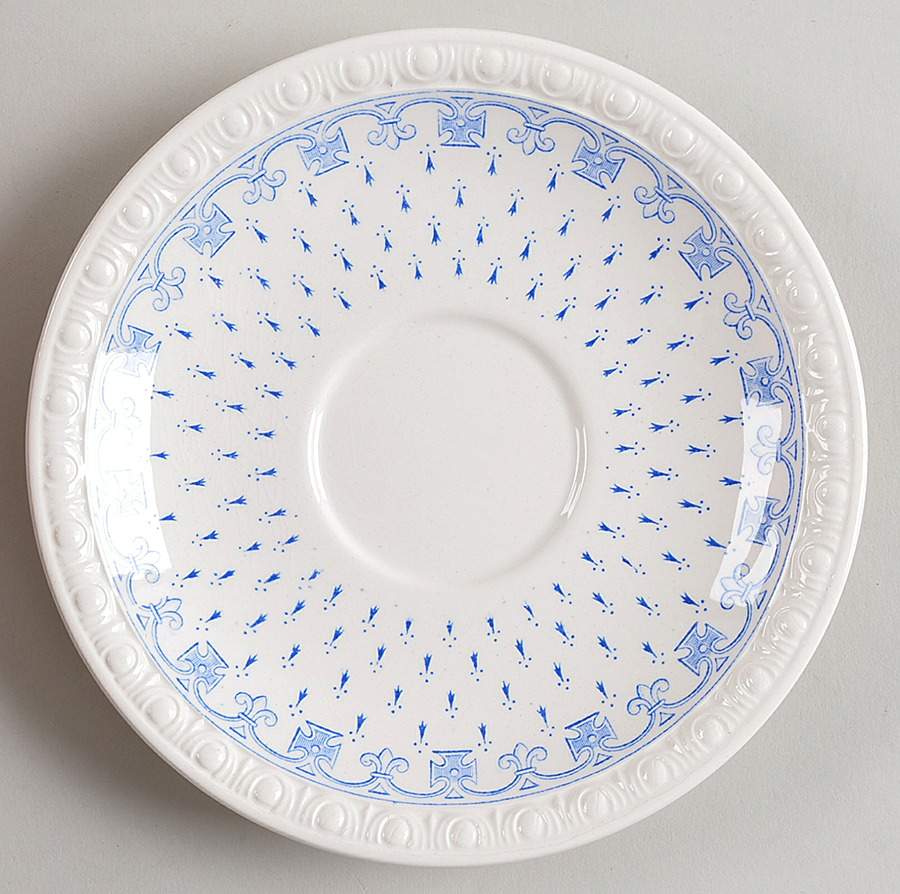 Ermine Blue Saucer by Spode-1