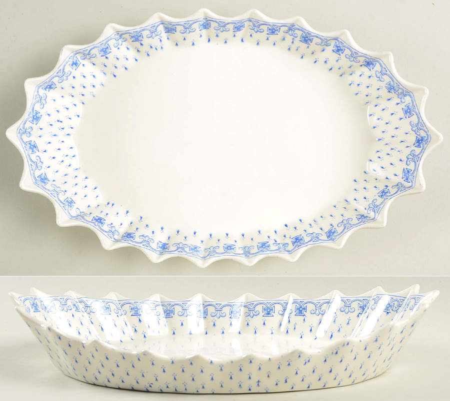 Ermine Blue Jubilee Platter by Spode-1