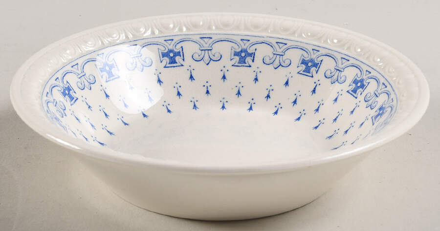 Ermine Blue Fruit/Dessert (Sauce) Bowl by Spode-1