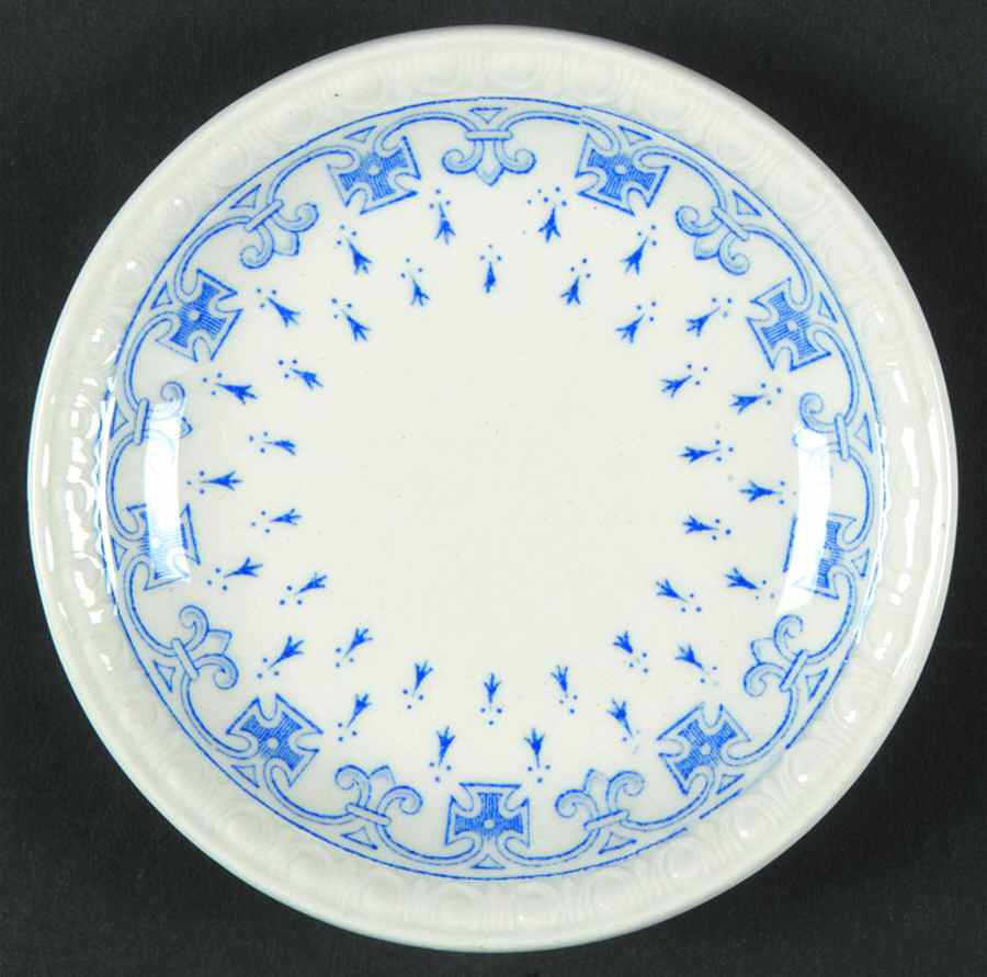 Ermine Blue Butter Pat by Spode-1