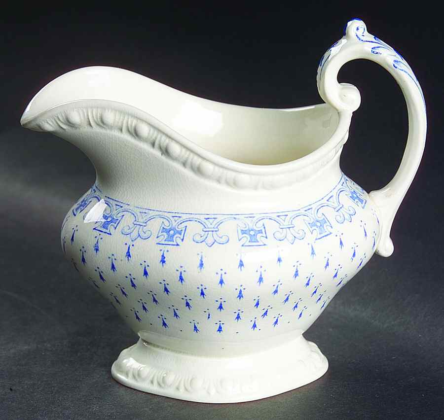 Ermine Blue Creamer by Spode-1