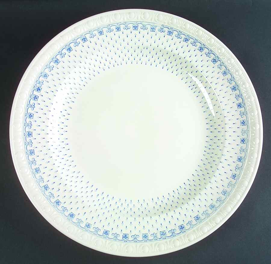 Ermine Blue 15" Chop Plate (Round Platter) by Spode-1