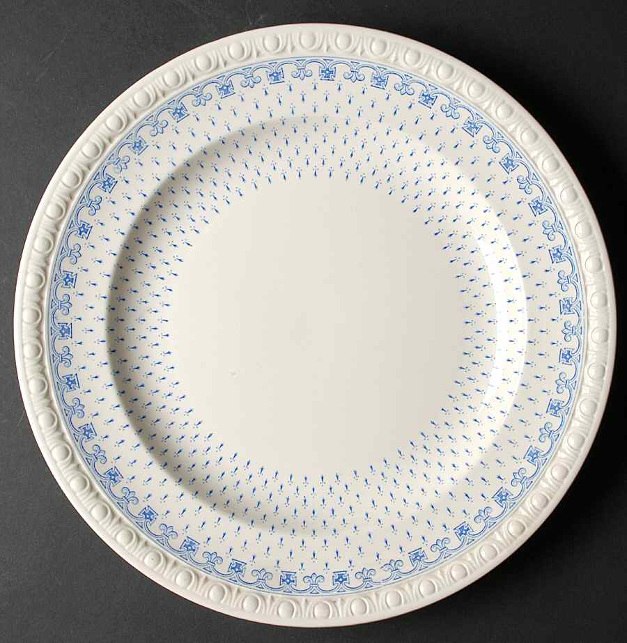Ermine Blue 13" Chop Plate (Round Platter) by Spode-1