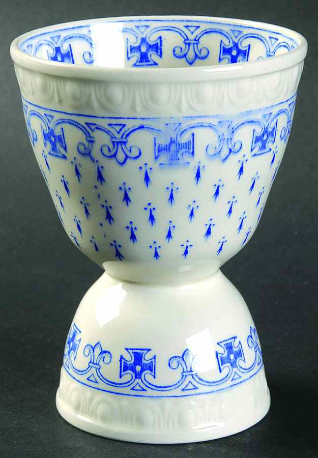 Ermine Blue Double Egg Cup by Spode-1