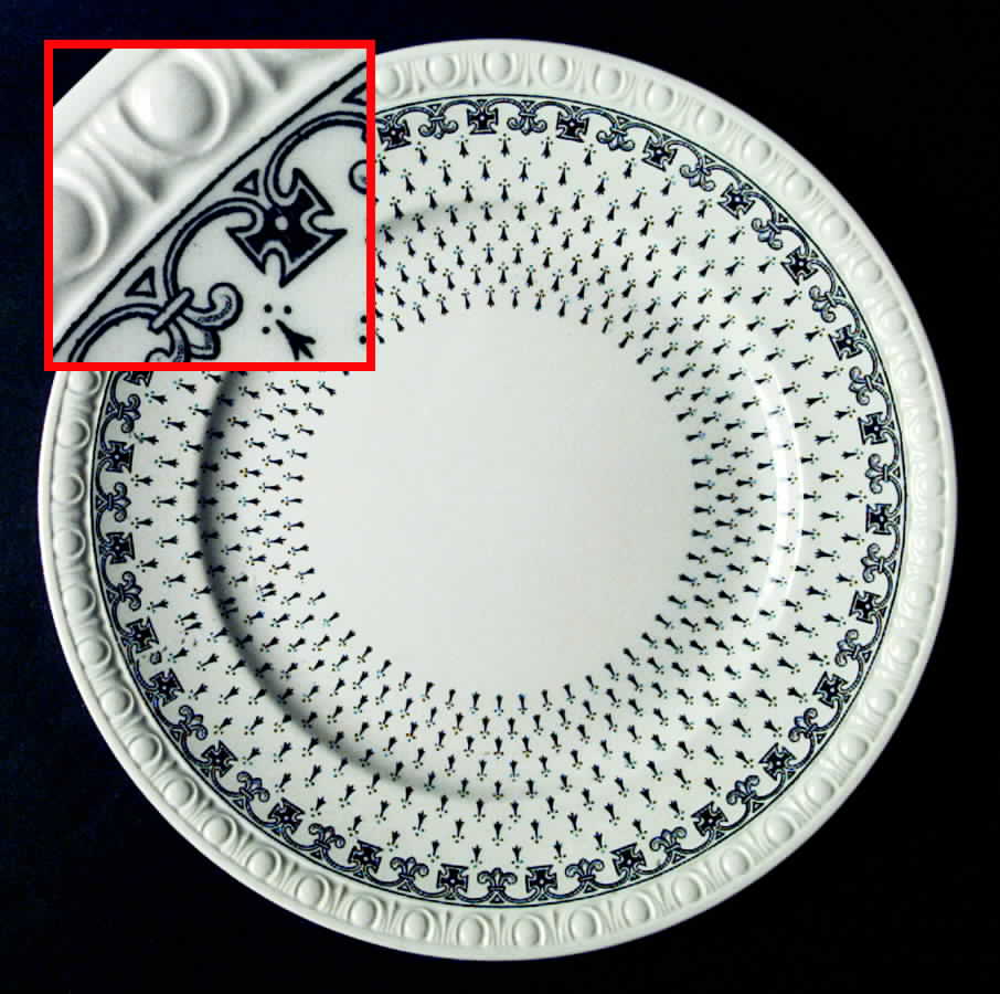 Ermine Black Dinner Plate by Spode-1
