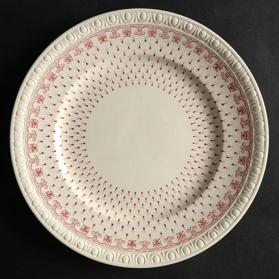 Ermine Red Dinner Plate by Spode-1