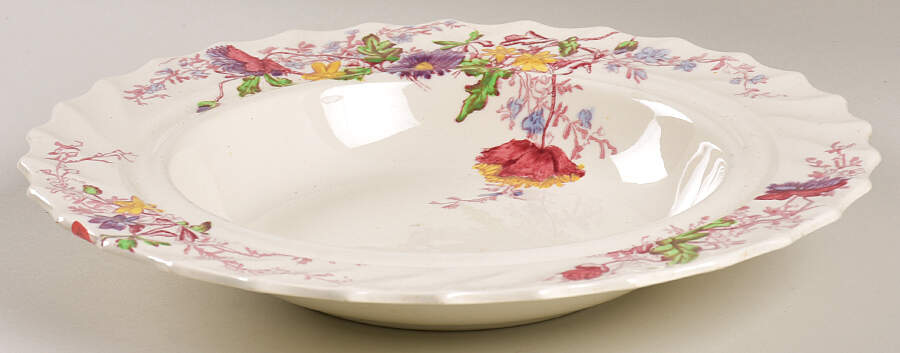 Fairy Dell Round Butter No Lid by Spode-1