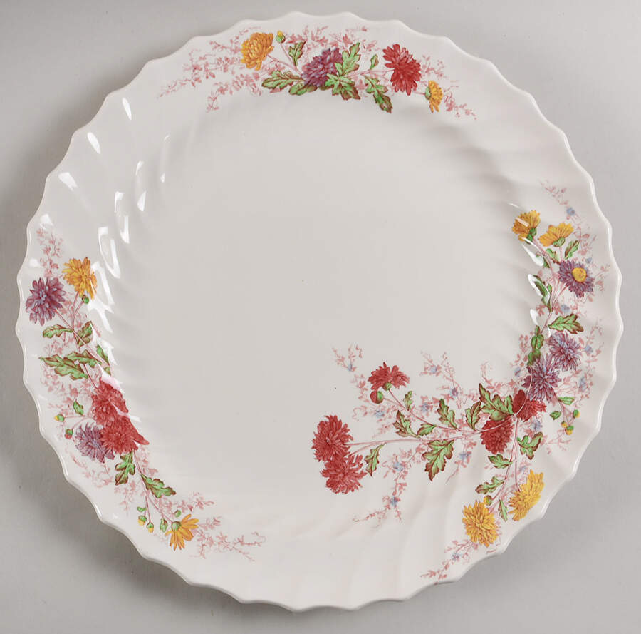 Fairy Dell 15" Chop Plate (Round Platter) by Spode-1