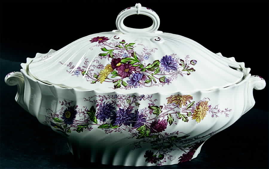 Fairy Dell Oval Tureen & Lid by Spode-1