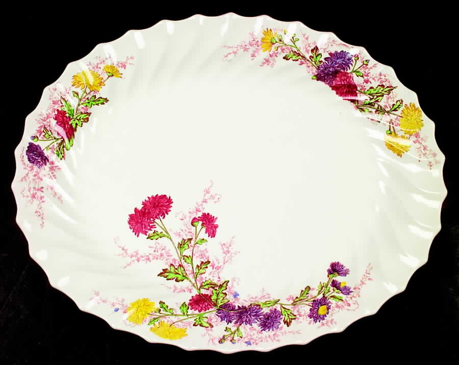 Fairy Dell 17" Oval Serving Platter by Spode-1