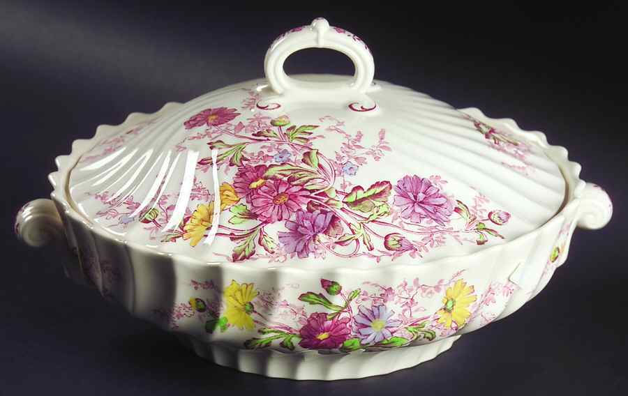 Fairy Dell Round Covered Vegetable by Spode-1