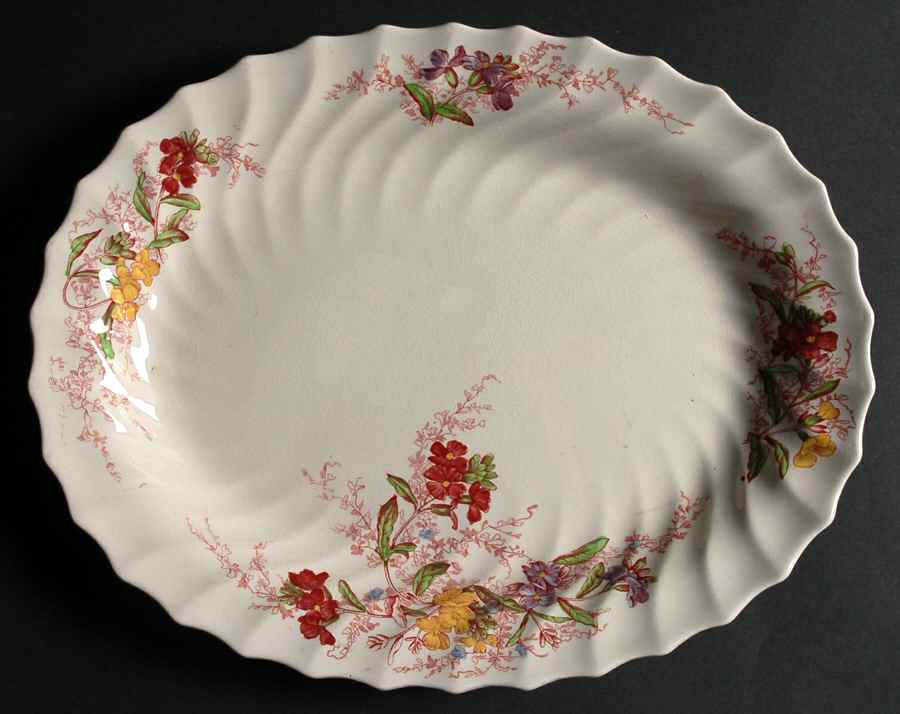 Fairy Dell 12" Oval Serving Platter by Spode-1
